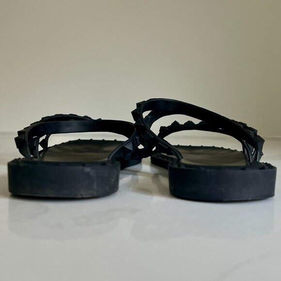 Steve Madden Black Studded Sandals - Picture 8 of 11